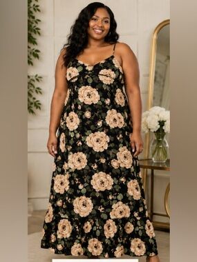 Vibe Sportswear • Floral • Maxi Dress